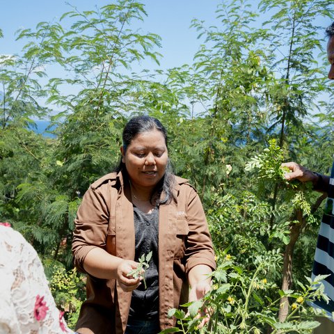 Magda, Oxfam's ICDRC Project Manager in Larantuka, Indonesia